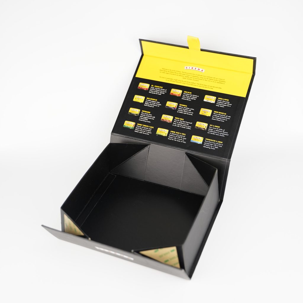 Custom folding magnetic gift box for perfume shoes and clothing