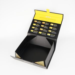 Custom folding magnetic gift box for perfume shoes and clothing