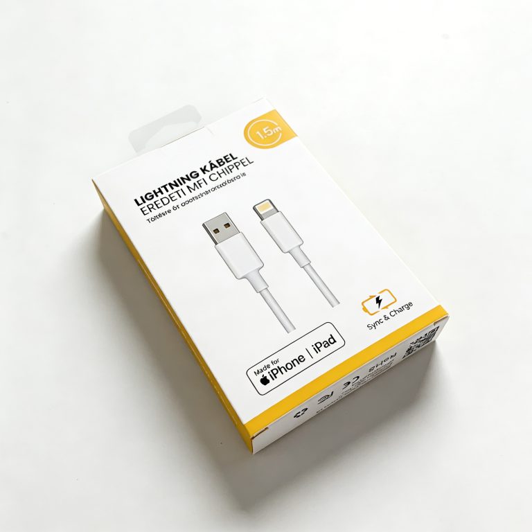 Custom Charger Cable Packaging Box for Lightning/Type-C