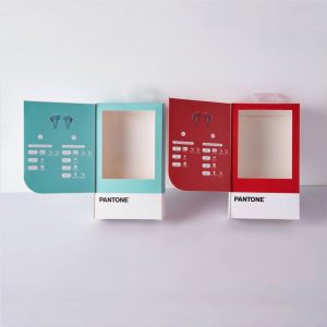Custom Logo Color Flip Electronic Packaging Box for Earphones