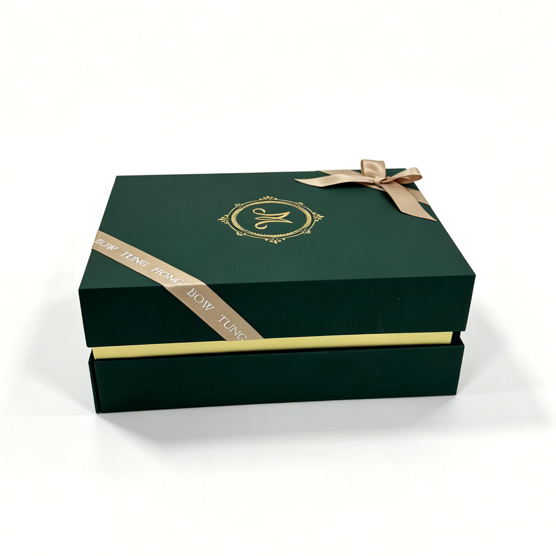 Eco-friendly Luxury Gold Foil Logo Book-Shaped Rigid Gift Box - view 3