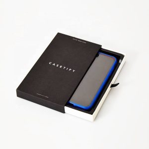 Eco-friendly luxury phone case drawer box packaging