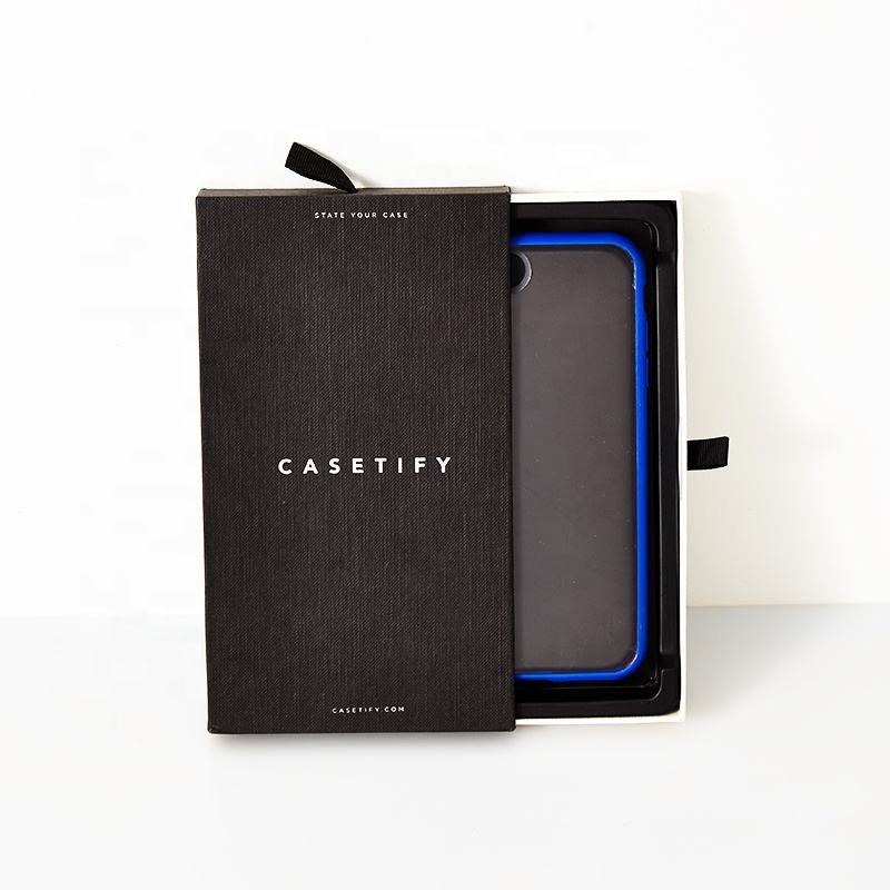 Eco-friendly luxury phone case drawer box sample display