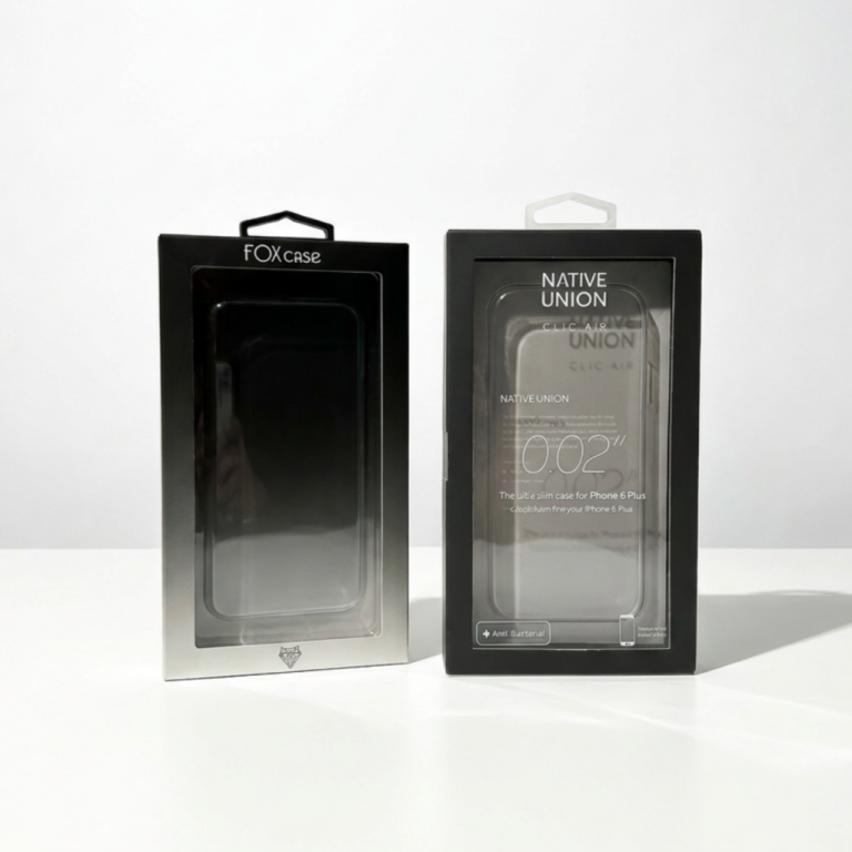 Eco-friendly Cardboard Phone Case Box with Handle