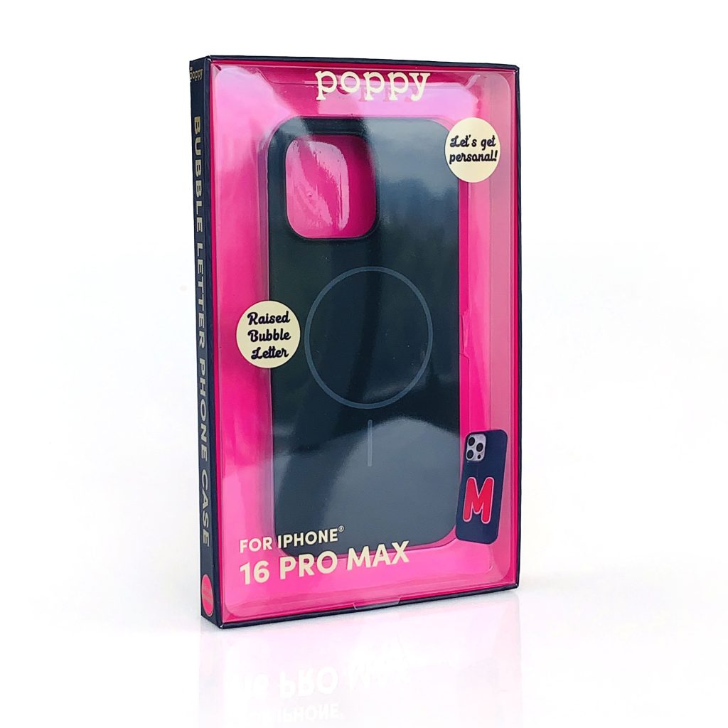 Luxury phone case box packaging with PVC window